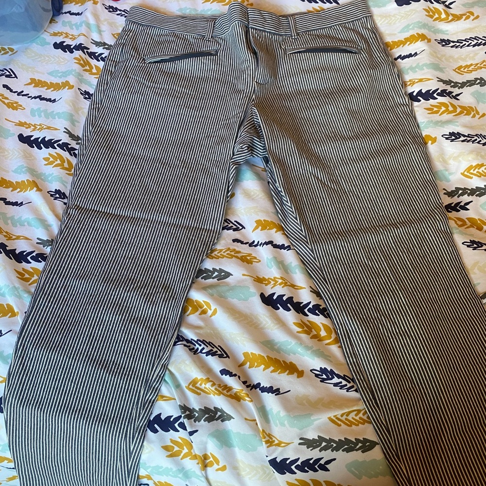 The Gap | Blue/White Skinny Ankle Pant with Bi-Stretch | Size 16